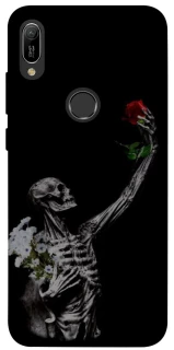 Чехол на Huawei Y6 (2019) Skeleton vs Rose фото 1 из 1