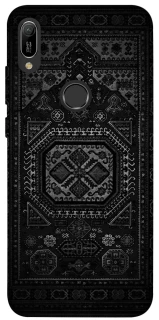 Чехол на Huawei Y6 (2019) Черный ковер фото 1 из 1