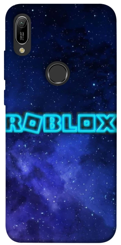 Чохол на Huawei Y6 (2019) Roblox Space Logo Blue фото 1 з 1