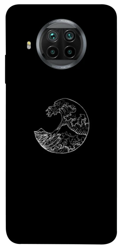 Чохол на Xiaomi Mi 10T Lite / Redmi Note 9 Pro 5G Black tsunami фото 1 з 1