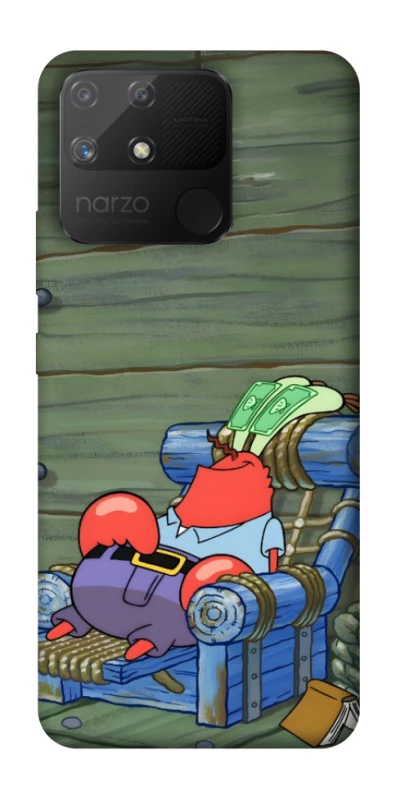 Чехол на Realme Narzo 50A Mr.Krabs фото 1 из 1