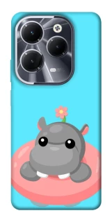 Чехол на Infinix Hot 40 Pro Adopt Me Hippo Floatie фото 1 из 1