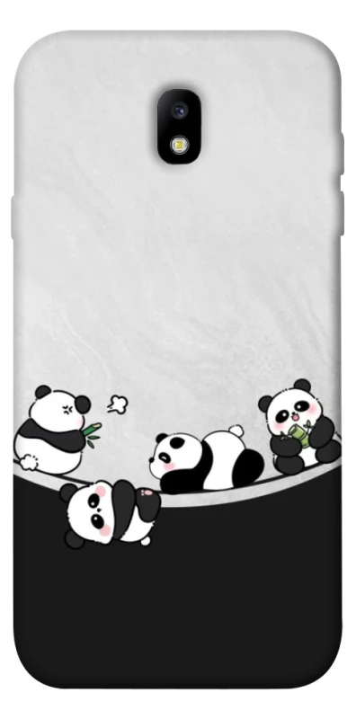 Чохол на Samsung J730 Galaxy J7 (2017) Four pandas фото 1 з 1