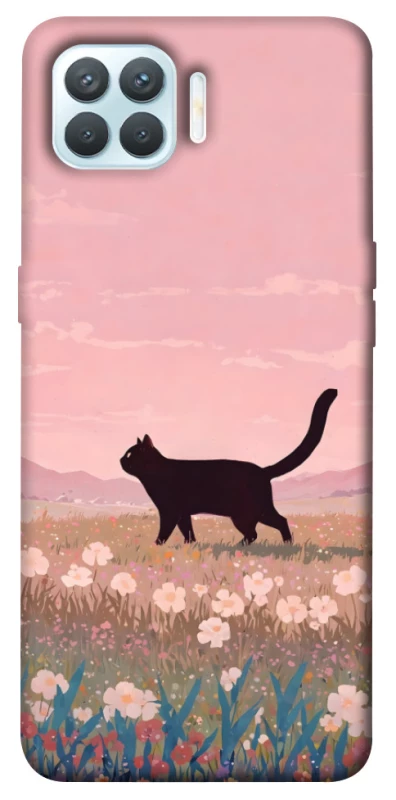 Чохол на Oppo F17 Pro cat on a field фото 1 з 1