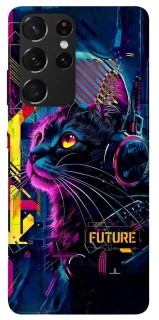 Чехол на Samsung Galaxy S21 Ultra Cyber Cat v2 фото 1 из 1