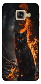 Чохол на Samsung A520 Galaxy A5 (2017) Вогняний кіт фото 1 з 1
