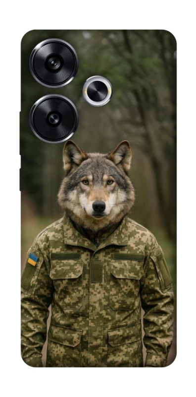 Чехол на Xiaomi Poco F6 Волк защитник фото 1 из 1