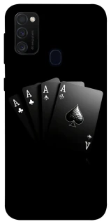 Чохол на Samsung Galaxy M30s / M21 Black Cards фото 1 з 1