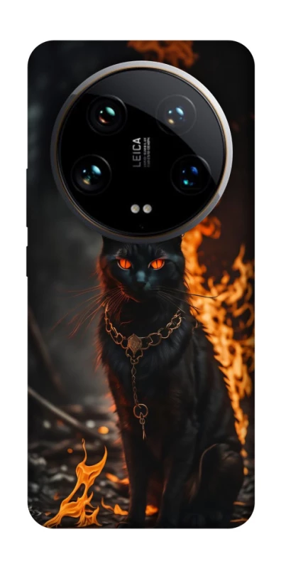 Чохол на Xiaomi 14 Ultra Вогняний кіт фото 1 з 1
