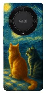 Чохол на Huawei Magic5 Lite Cats under the stars фото 1 з 1