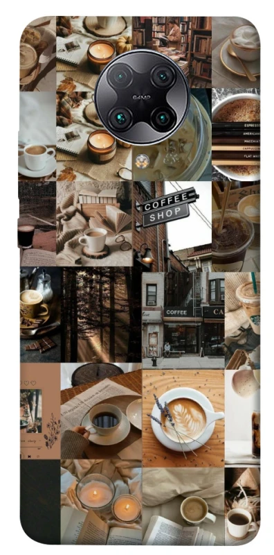 Чохол на Xiaomi Redmi K30 Pro / Poco F2 Pro Coffee collage ver.3 фото 1 з 1