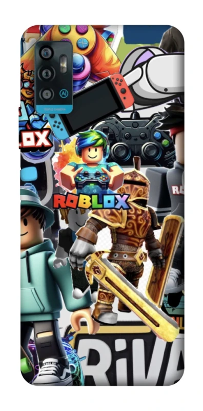 Чехол на ZTE Blade A71 Roblox collage ver.1 фото 1 из 1