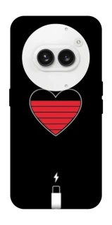 Чехол на Nothing Phone (2a) Charge your heart фото 1 Чехол на Nothing Phone (2a) Charge your heart фото 1 из 1