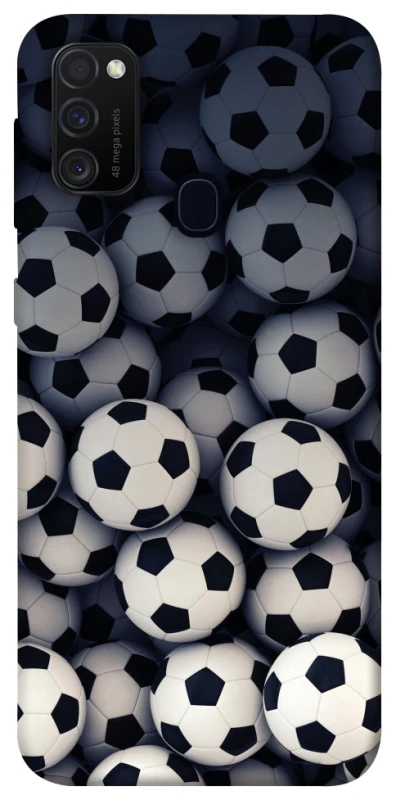 Чохол на Samsung Galaxy M21 Футбольні м'ячи фото 1 з 1