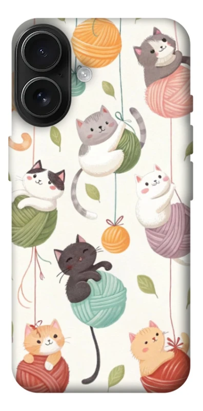 Чохол на Apple iPhone 17 (6.3") Funny Kittens фото 1 з 1