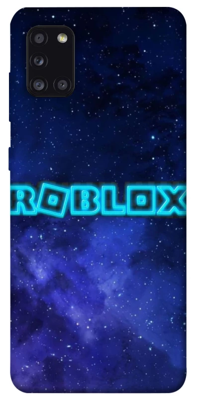 Чохол на Samsung Galaxy A31 Roblox Space Logo Blue фото 1 з 1