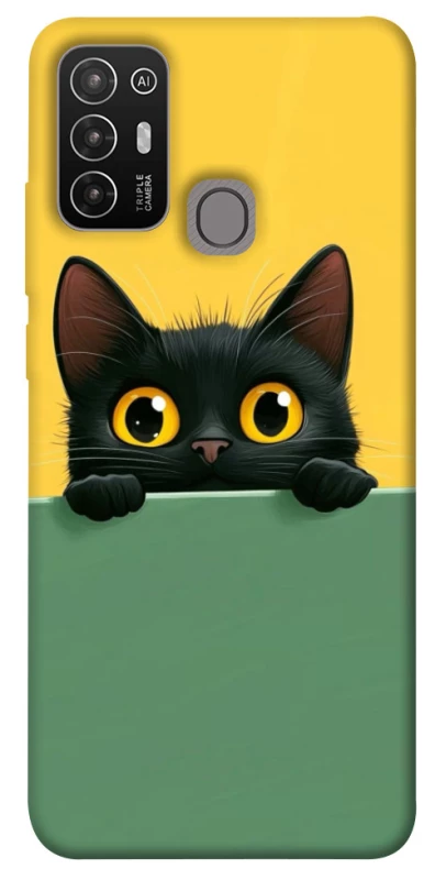 Чохол на ZTE Blade A52 Black cat v2 фото 1 з 1