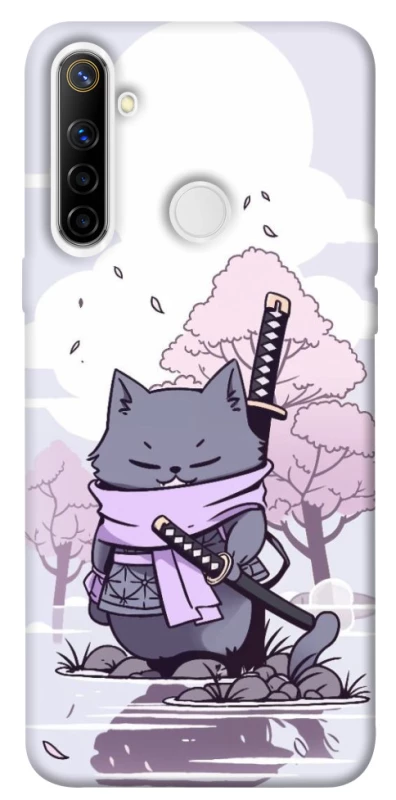 Чехол на Realme 6i Samurai cat фото 1 из 1