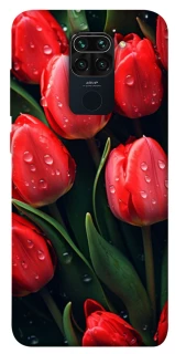 Чохол на Xiaomi Redmi Note 9 / Redmi 10X Червоні тюльпани фото 1 Чохол на Xiaomi Redmi Note 9 / Redmi 10X Червоні тюльпани фото 1 з 1