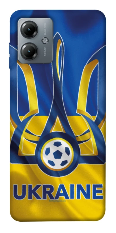 Чохол на Motorola Moto G14 Футбольний Герб v3 фото 1 з 1