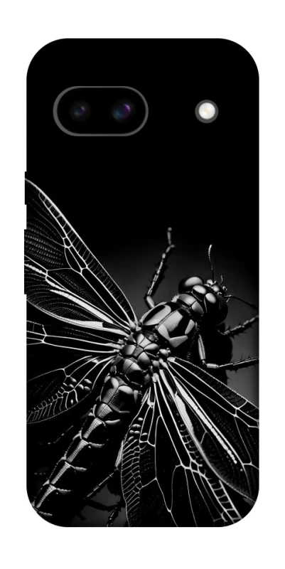 Чохол на Google Pixel 8a Black dragonfly фото 1 з 1