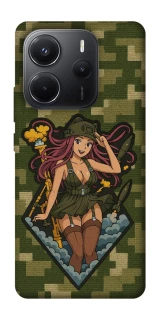 Чохол на Xiaomi Redmi Note 14 4G (Int. version) Military Waifu фото 1 з 1