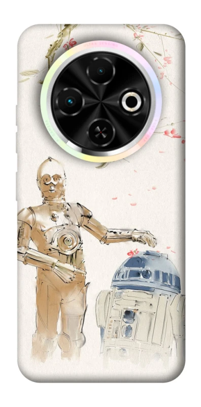 Чехол на TECNO Spark 30C Star Wars robots фото 1 из 1