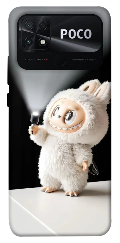 Чехол на Xiaomi Poco C40 Labubu with flashlight ver.2 фото 1 из 1