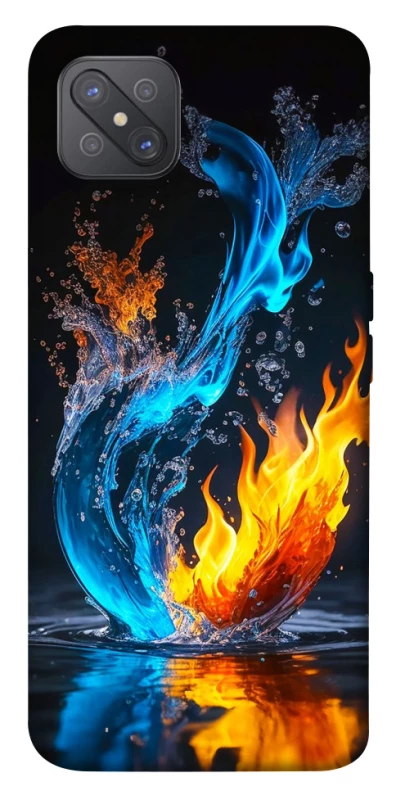 Чехол на Oppo A92s Water And Fire фото 1 из 1