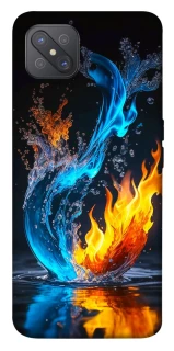 Чехол на Oppo A92s Water And Fire фото 1 из 1