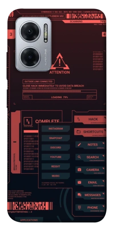 Чохол на Xiaomi Redmi Note 11E Attention фото 1 з 1