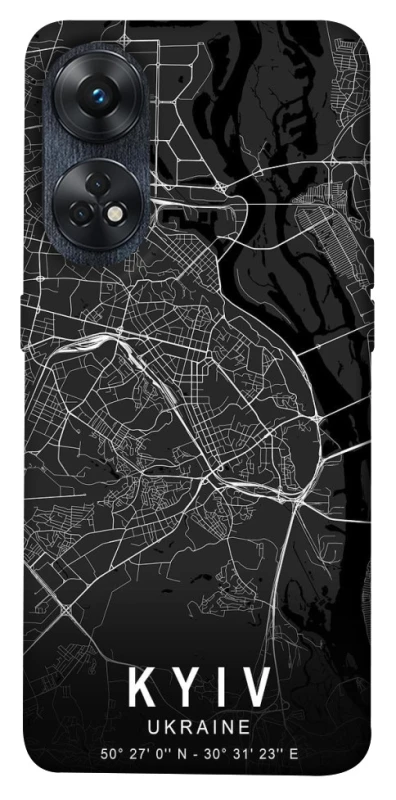 Чохол на Oppo Reno 8T 4G Kyiv map фото 1 з 1