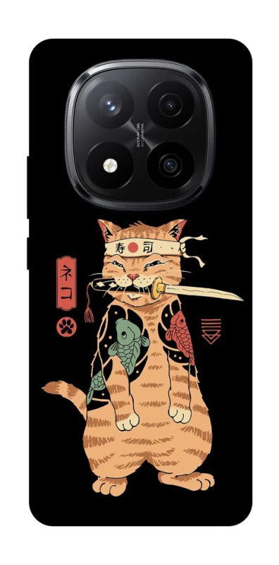 Чохол на Xiaomi Redmi Note 14 Pro+ 5G Кіт-самурай фото 1 з 1