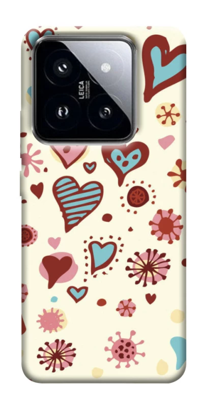 Чохол на Xiaomi 14 Pro Pretty hearts фото 1 з 1