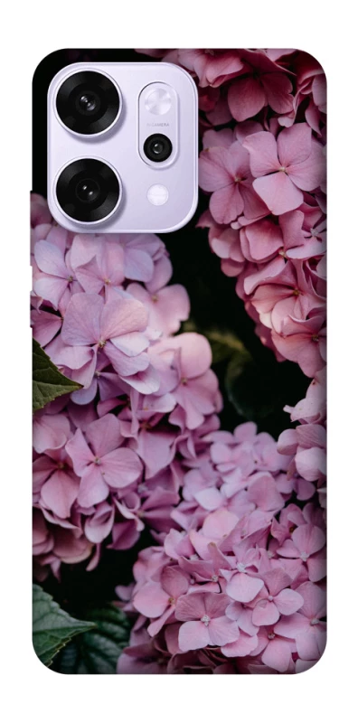 Чохол на Oppo Reno 14 Pro Рожеві гартензії фото 1 з 1
