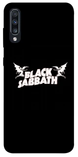 Чехол на Samsung Galaxy A70 (A705F) Black Sabbath logo ver.2 фото 1 из 1