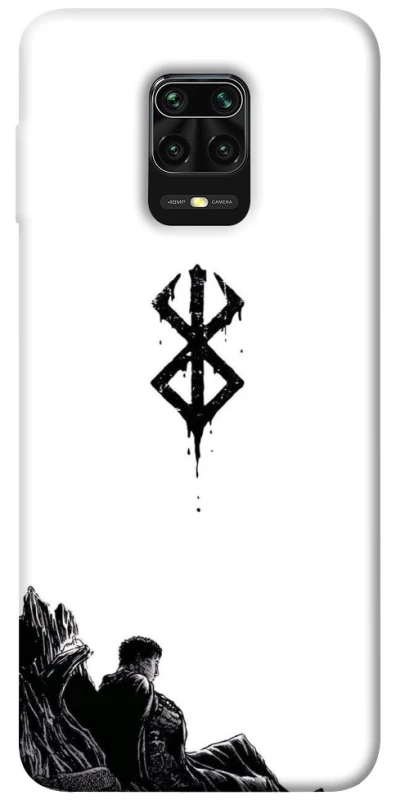 Чехол на Xiaomi Redmi Note 9s / Note 9 Pro / Note 9 Pro Max berserk white фото 1 из 1