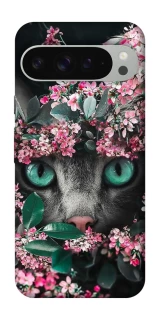Чохол на Google Pixel 9 Pro XL Кіт в квітах фото 1 з 1