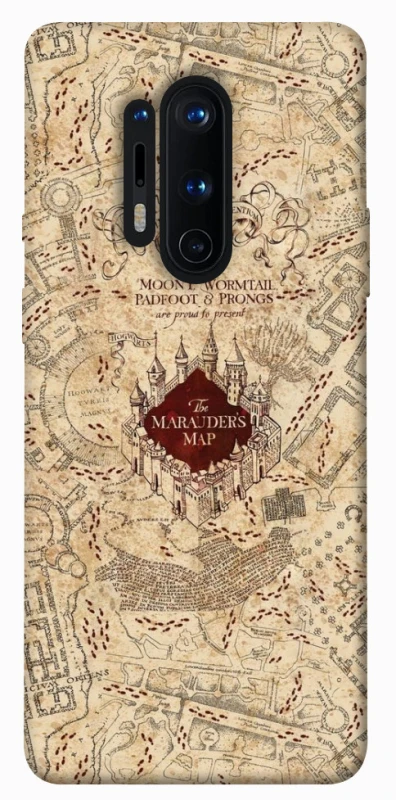 Чохол на OnePlus 8 Pro Harry Potter Marauder's Map фото 1 з 1