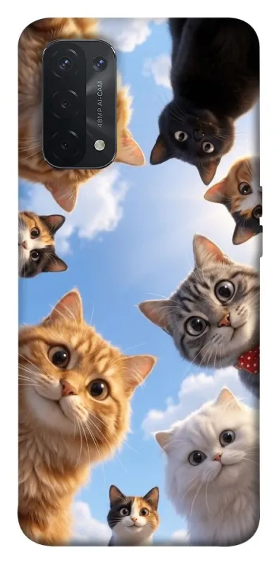 Чохол на Oppo A54 5G / A74 5G Cats фото 1 з 1