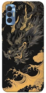 Чохол на TECNO Spark 8P gold dragon фото 1 з 1