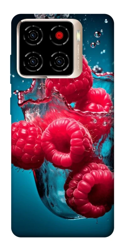 Чехол на ZTE Blade A56 Малинка в воде фото 1 из 1