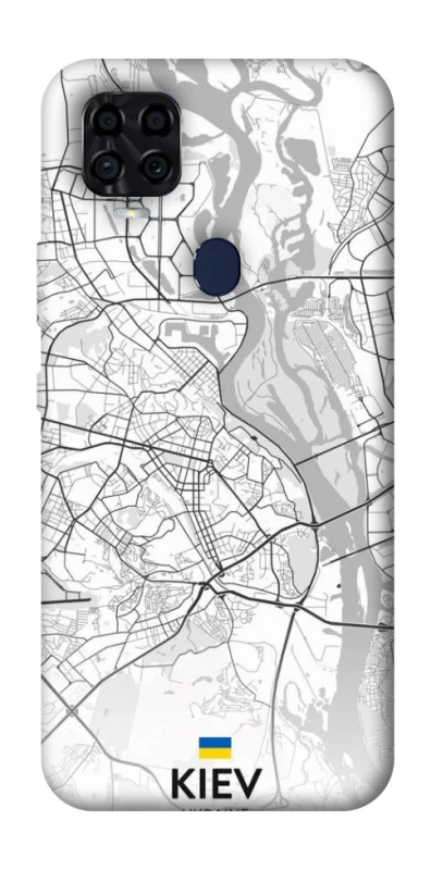 Чохол на ZTE Blade v2020 Kiev white map фото 1 з 1