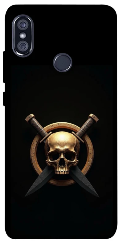 Чохол на Xiaomi Redmi Note 5 Pro / Note 5 (AI Dual Camera) Golden Skull фото 1 з 1