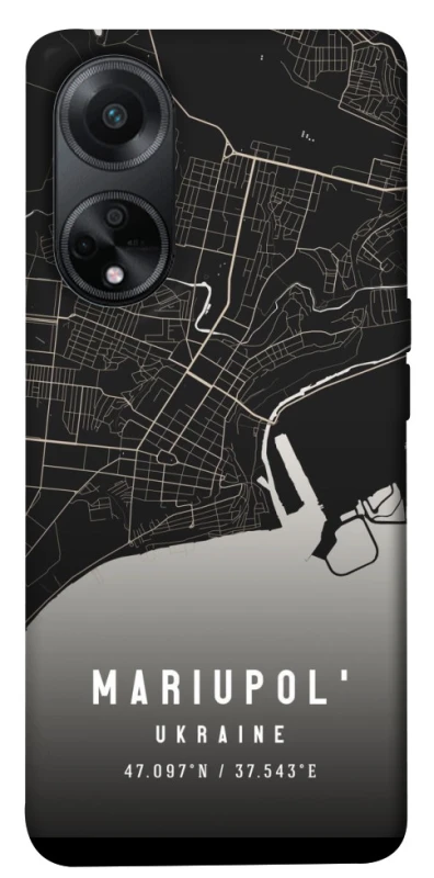 Чехол на Oppo A98 Mariupol map фото 1 из 1