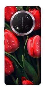 Чехол на Honor X9c Красные тюльпаны фото 1 из 1