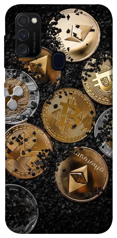 Чохол на Samsung Galaxy M30s / M21 Many coins v2 фото 1 з 1