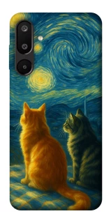 Чохол на Samsung Galaxy M16 5G Cats under the stars фото 1 Чохол на Samsung Galaxy M16 5G Cats under the stars фото 1 з 1