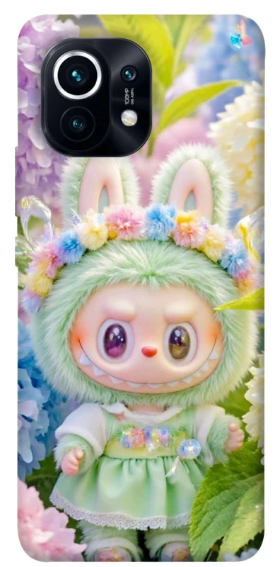Чохол на Xiaomi Mi 11 Labubu & Flowers ver.2 фото 1 з 1