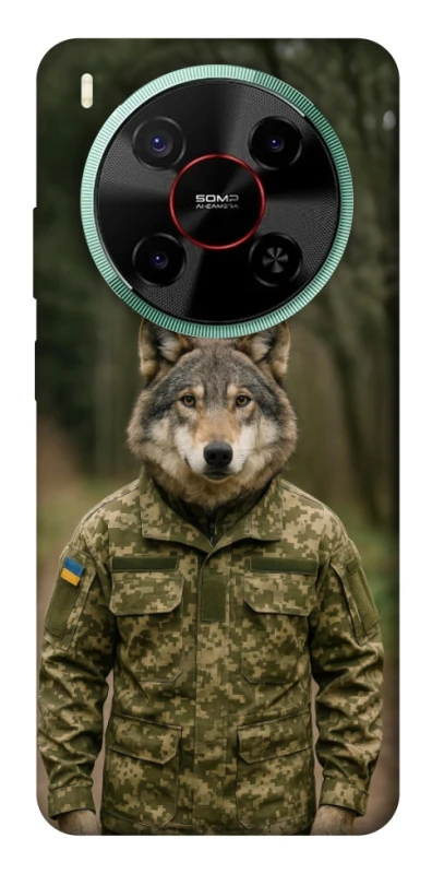 Чохол на ZTE Nubia V70 Max Вовк захисник фото 1 з 1